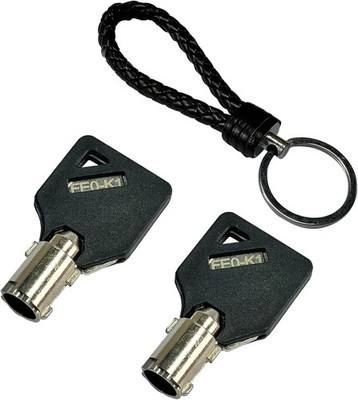 2 Pack FEO-K1 Elevator Keys Fire Service Key Recall Reset, 2 Pack