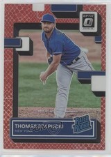 2022 Donruss Optic Rated Rookie Red Dragon Prizm 79/99 Thomas Szapucki #91 11pj