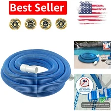 Professional Grade Manual Pool Vacuum Hose - 30 Ft for Inground & Above Ground