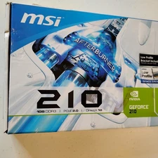 Nvidia GeForce 210 Express 2.0 Graphics Card 1024 MB DDR3 PCI New In Box