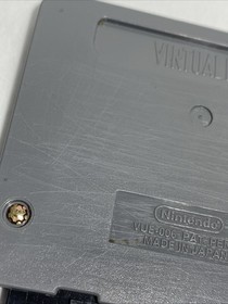 Mario's Tennis (Nintendo Virtual Boy, 1995) JAPAN -Authentic with Cap