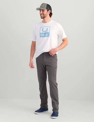 HUK - MEN NEXT LEVEL QUICK-DRYING FISHING PANTS - IRON M