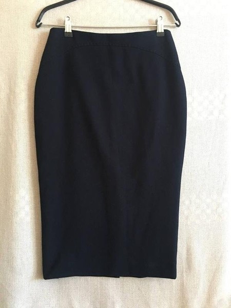 Women Hobbs Skirt Navy Viscose XS