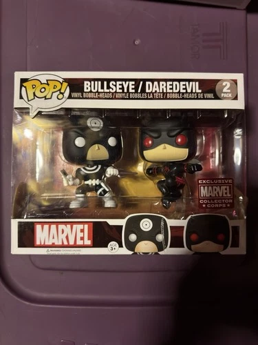 Funko Pop! Marvel Collector Corps Bullseye Daredevil 2Pack (NIB & Free shipping)