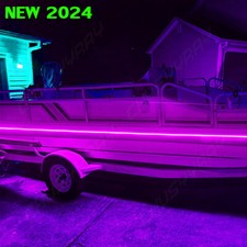 UV Ultraviolet LED Strip Light 3528 SMD 60led/m Waterproof Boat Car Blacklight