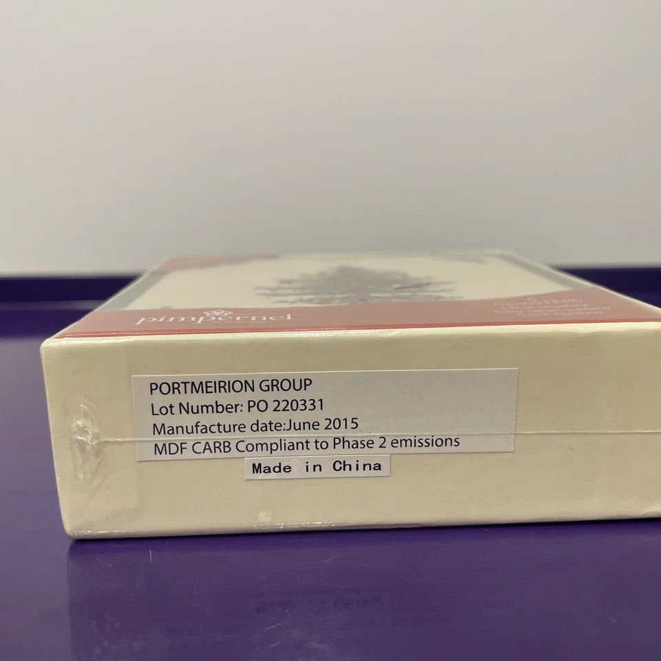 Spode Christmas Tree Coasters - Set of Six - Cork Backed - New Sealed - Image 3 of 4