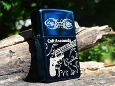 Colt Anaconda Zippo Lighter - .44 Magnum Revolver - Case XX - Firearms - ZPCT013