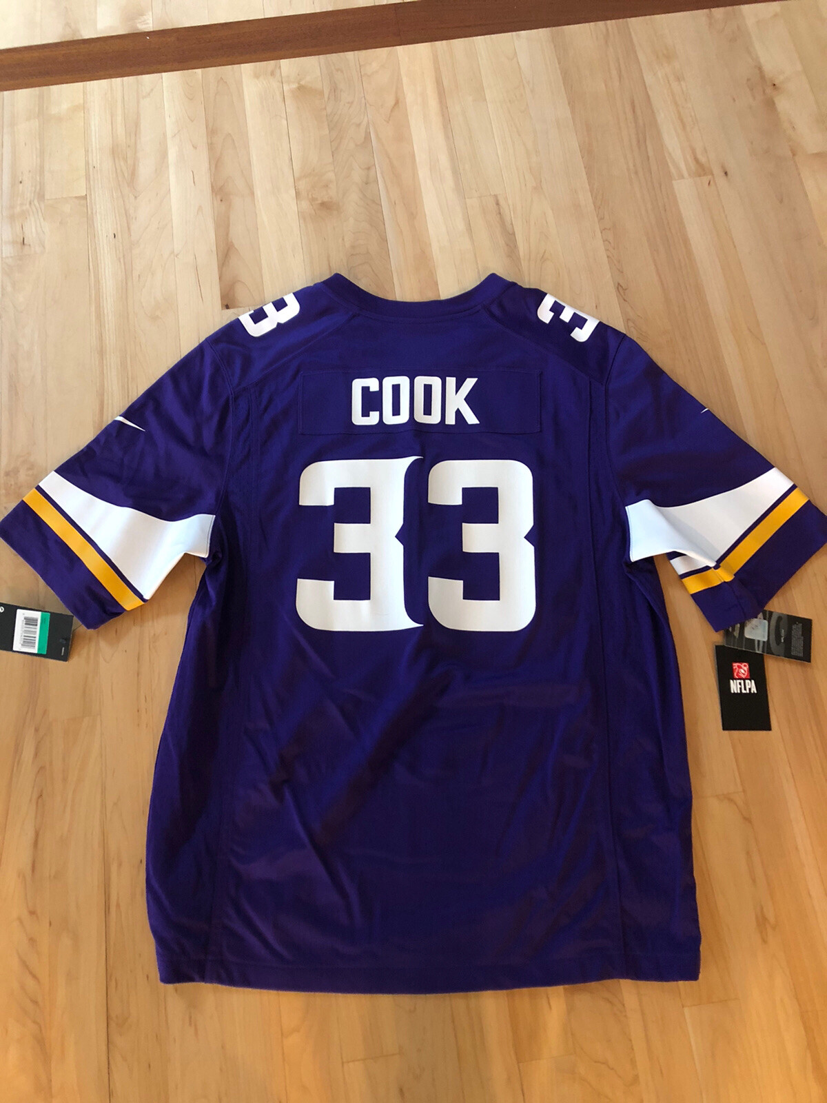 cook jersey vikings