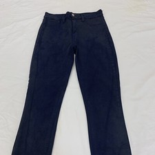 L'Agence Womens Margot High Rise Ankle Skinny Coated Jeans in Navy Size 28 265