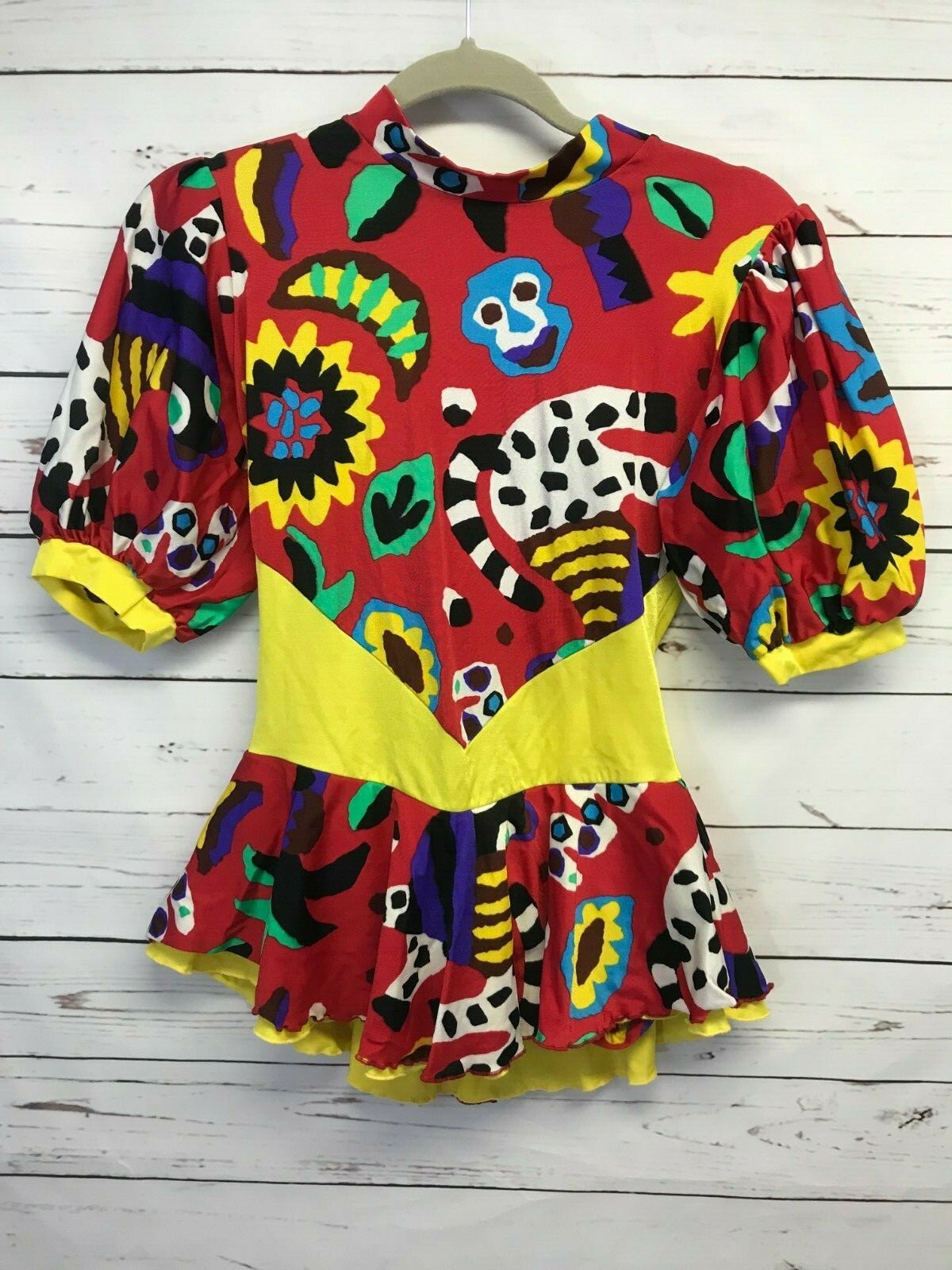 Red Dance Costume Ice Skating Dress Girls StarSports … Gem