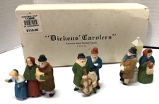 Dept 56 RARE Dickens Village CAROLERS 3 Pc Accessory Set