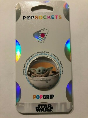Popsockets Star Wars Popgrip Baby Yoda Pod Grip Stand Holder Swappable  AUTHENTIC