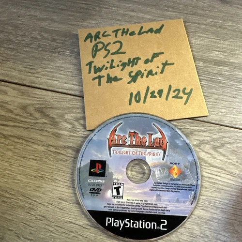 Arc the Lad: Twilight of the Spirits (PS2)  - DISC ONLY