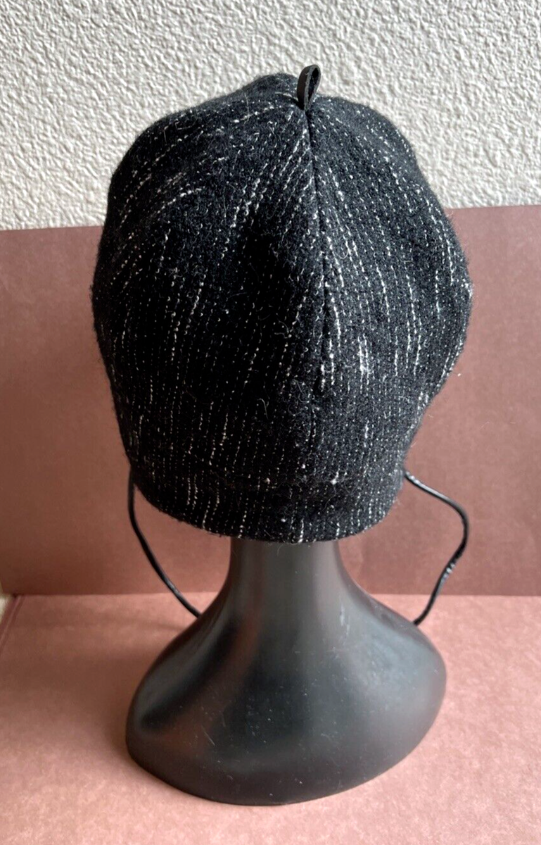 Genie By Eugenia Kim Wool Blend Hat Eugenia Kim Hat Genie Wool Blend Ear Flap Black Variegated  main image 2