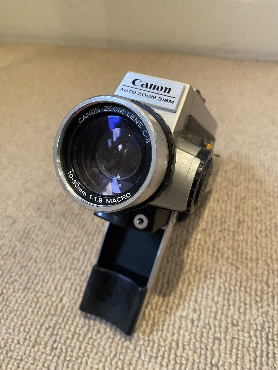 Canon Auto Zoom 318M キヤノン 8ミリ All Works 🌟Excellent+5🌟 Canon Auto Zoom 318M Super 8 8mm