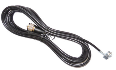 DV-Anschlusskabel 4m Länge mit DV Winkelstecker (neue Norm) und PL-Stecker