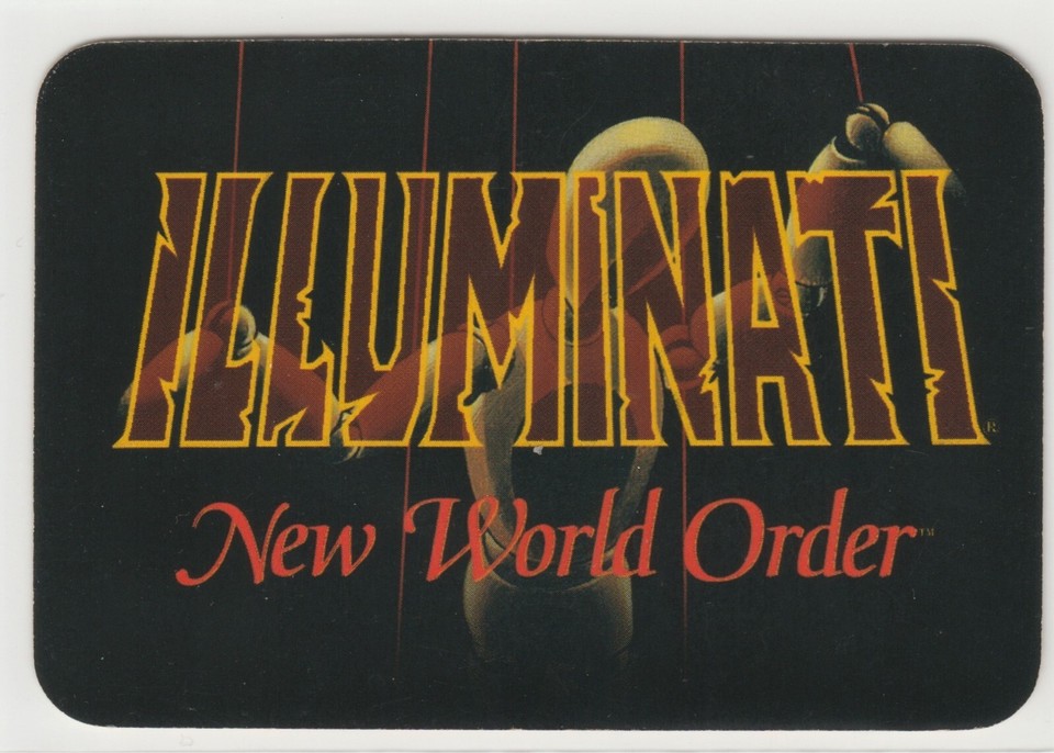 Empty Vee INWO Illuminati New World Order Card Game Limited Common MTV