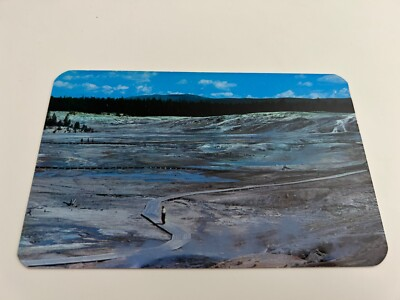 #ad Norris Geyser Basin in Yellowstone National Park Postcard $2.00