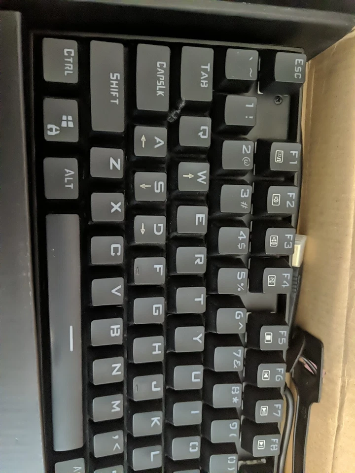 Redragon Devarajas RGB LED Backlit Wired Mechanical Gaming Keyboard (Brown Keys) - Image 2 of 4