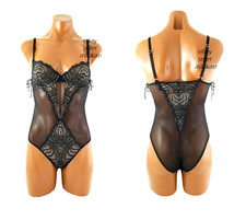 Victoria's Secret lace Teddy sz S / 34B / 75B in black