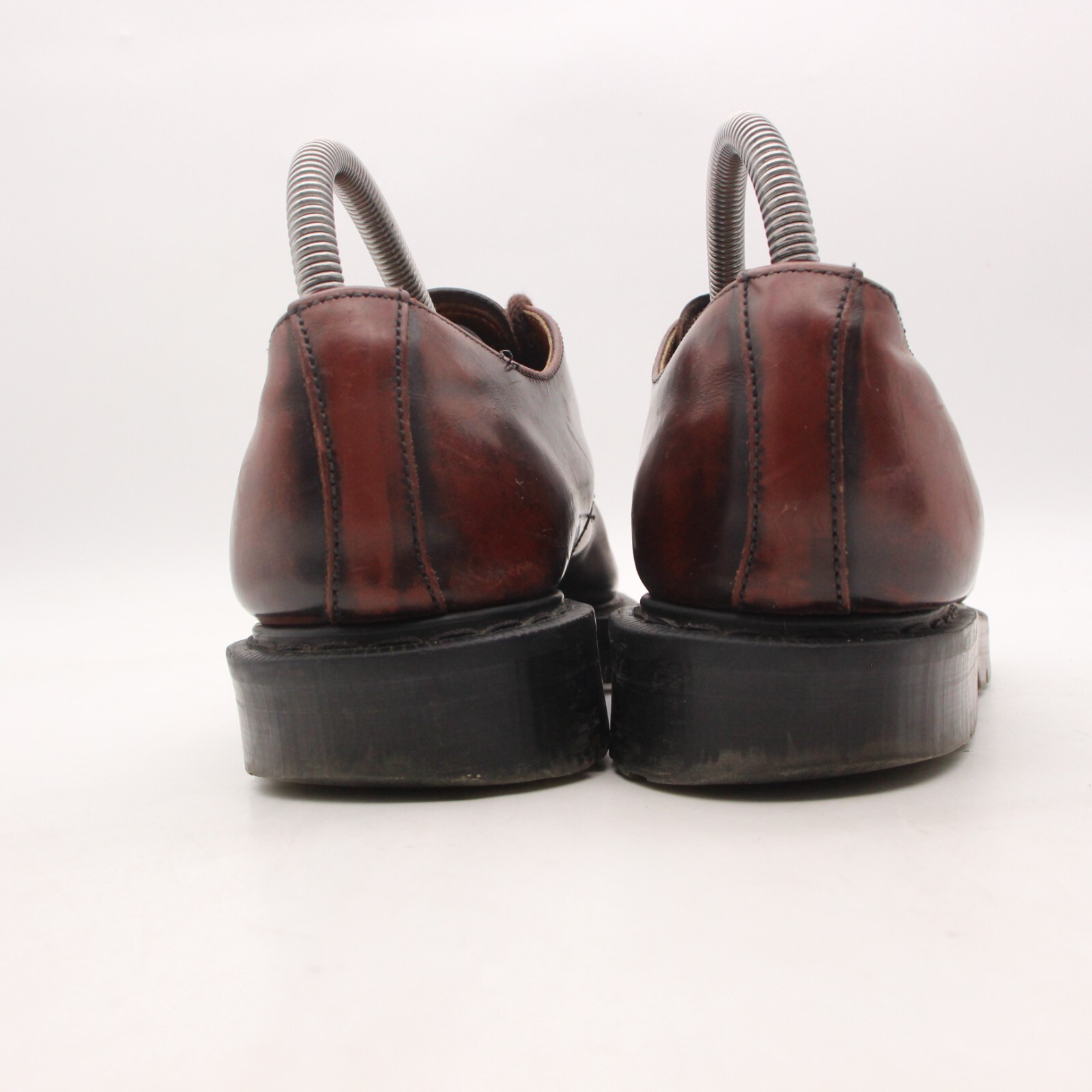 SAOLA Scarpe stringate Solovair X Toast Gibson pelle bordeaux da uomo taglia UK 6