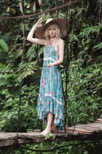 spell babushka midi dress