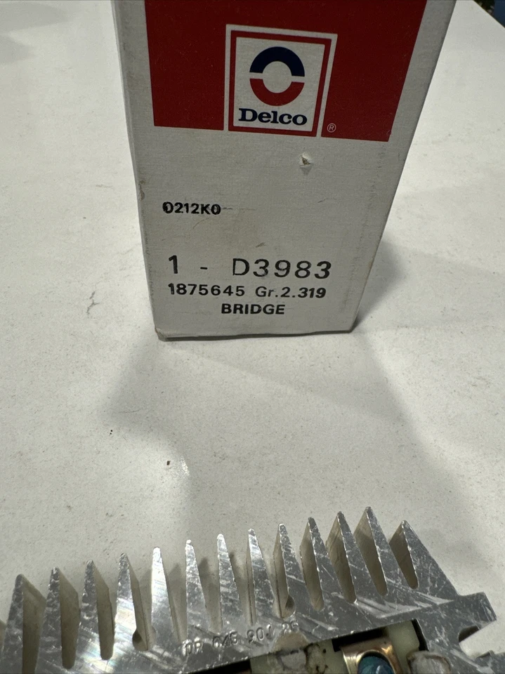 Nuevo puente rectificador alternador GM 1875645 1985-89 Chevrolet P20 P30 GMC P2500 Foto 4 de 4