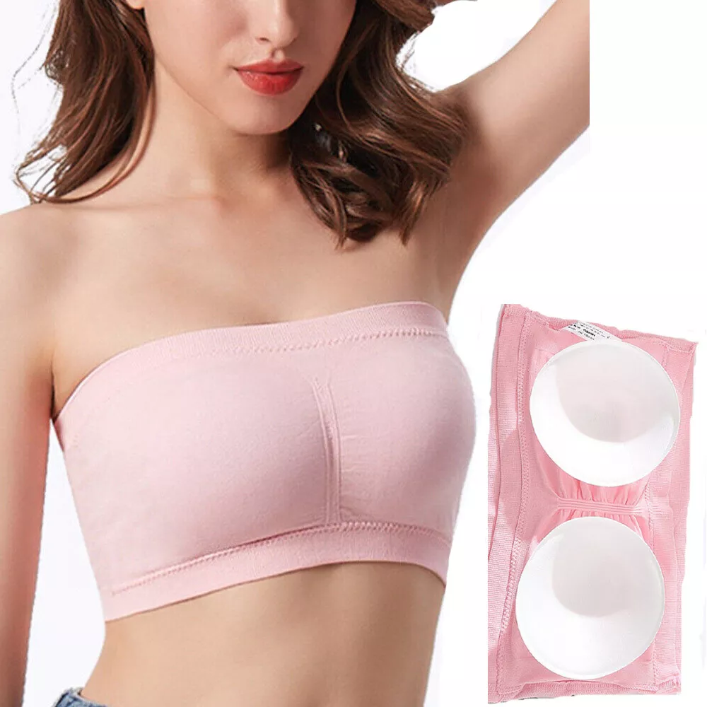 Padded Tube Top Bra Adult Bras Strapless Brassiere Sissy Bralette Sexy  Lingerie