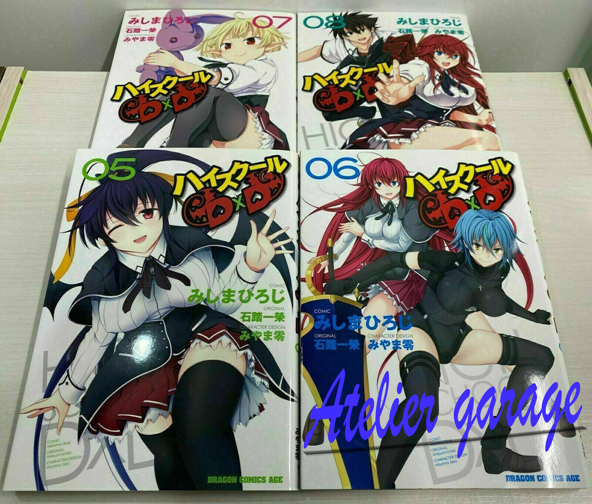 USED High School DxD Novel Vol.1-25+Manga Vol.1-11+2 38 Set Japanese