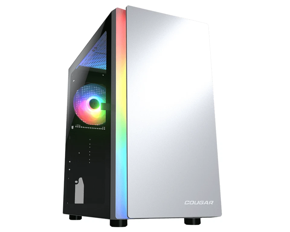Cougar Purity RGB White Micro ATX Gaming Case & ARESGAME AGV 500W PSU Bundle - Image 3 of 4
