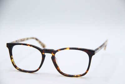 NEW MCQ MQ 0128O 004 BROWN GOLD TORTOISE AUTHENTIC DESIGNER EYEGLASSES 52-18