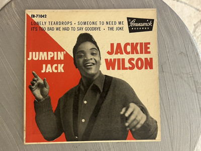 1960 JACKIE WILSON Jumpin' Jack EP/Picture Cover 4 song EP Brunswick EB-71042 NM
