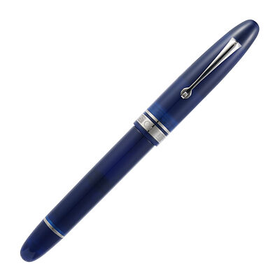 Omas Ogiva Fountain Pen in Blu with Silver Trim - Fine Point - NEW in Box