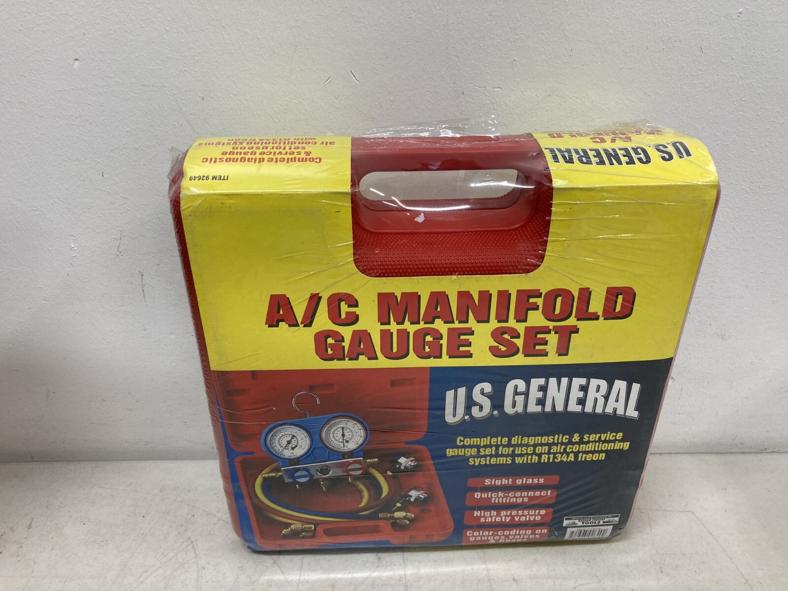 US GENERAL A/C MANIFOLD GAUGE SET R134A 92649 eBay