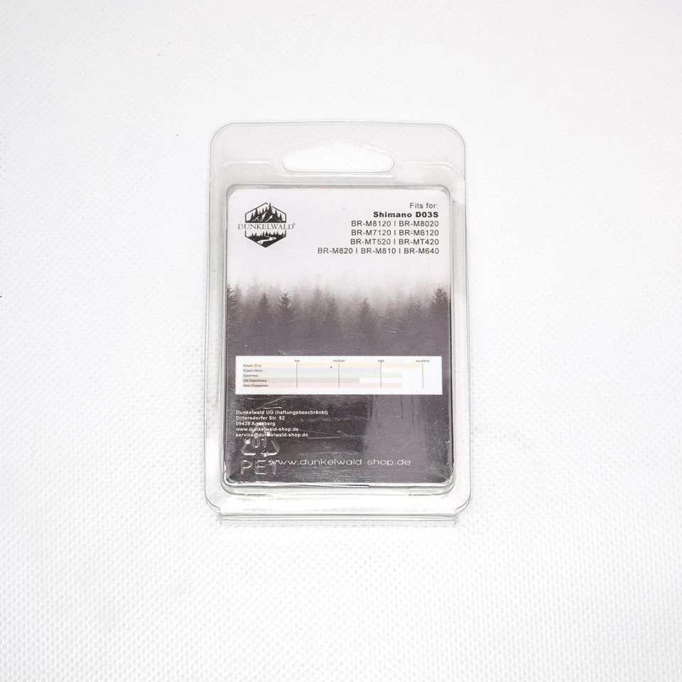 DUNKELWALD® - Bremsbeläge Set organisch/resin für Shimano D03S - Bild 3 von 4