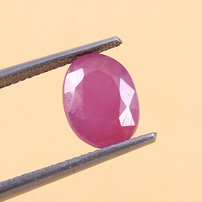 4.35Ct 100% Natural Mozambique Pink Ruby Loose Oval Gemstone Cut Unheated