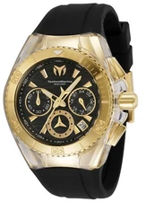 TechnoMarine Women's TM-120036 Cruise Star 40mm Gold Watch w/ Black Dial & Strap