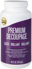 Aleene's Premium Gloss Decoupage 16oz Water-based Sealer, Adhesive & Finish