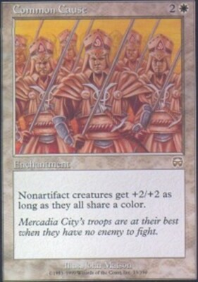 Common Cause ~ Moderately Played Mercadian Masques MTG Magic UltimateMTG White C