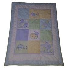Circo Baby Crib Unisex Comforter Blanket Catapillar Bee Snail Turtle 31x41"