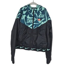Nike Swoosh Unisex KIDS Hooded Full Zip Winter Snow Rain Jacket L