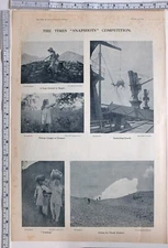 1915 INDIA PRINT SENTINEL AT SANGER ~ PICKING ORANGES COONOOR ~ EMBARKING CAMELS