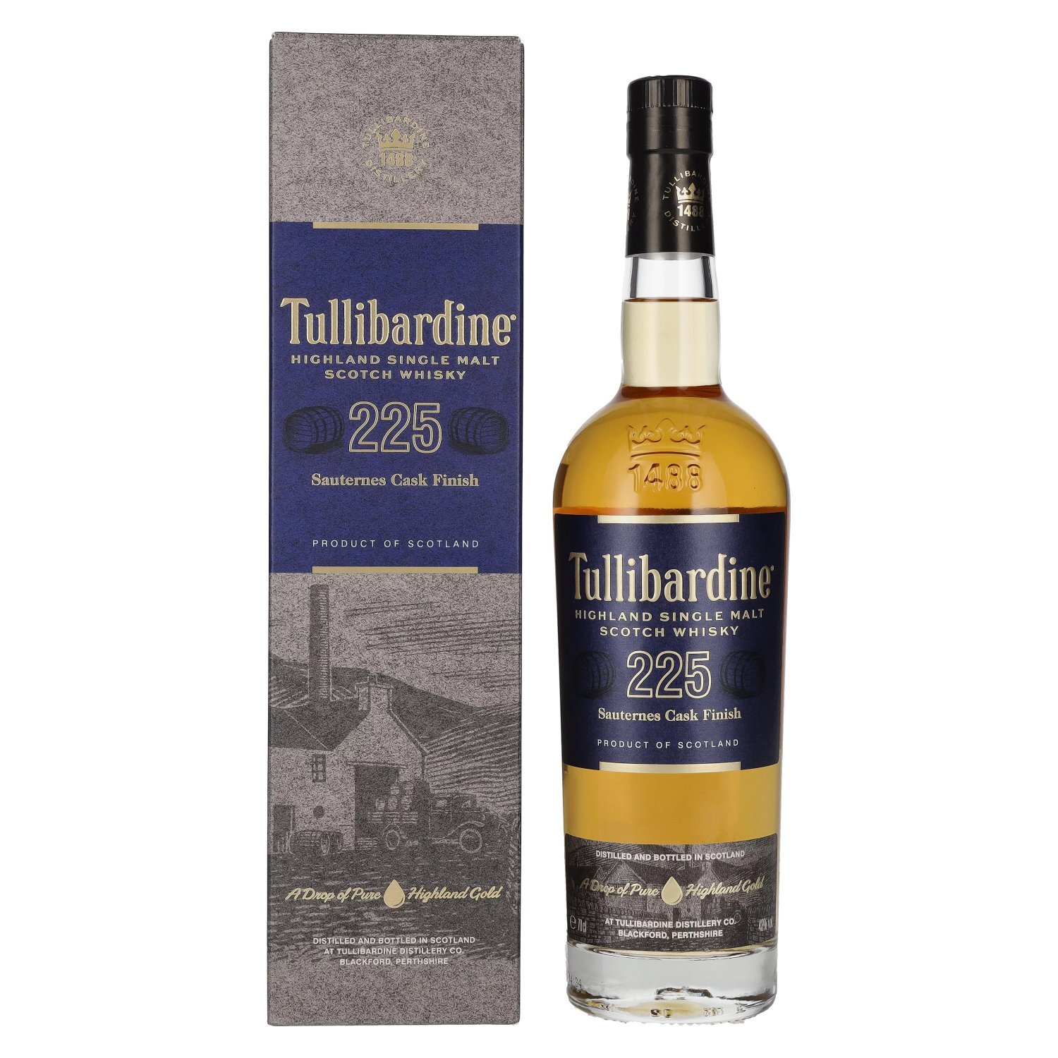 Tullibardine 225 Sauternes Finish Highland Single Malt Scotch Whisky