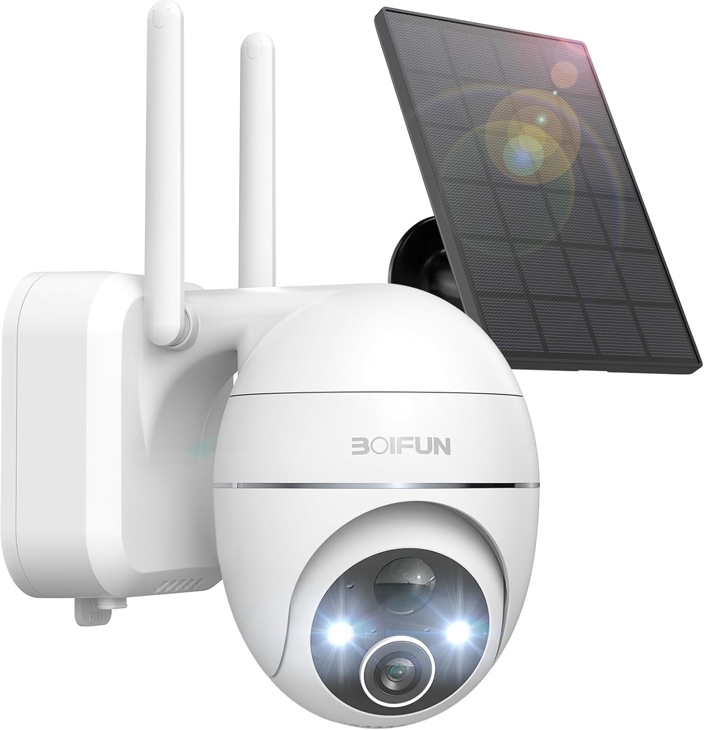 Solar Security Camera Wireless Outdoor - 2K Wifi Battery Powered Solar Camera, C