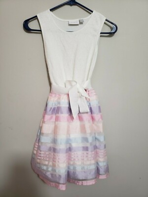 Girls The Children's Place Dress White Sleeveless L Or 10/12