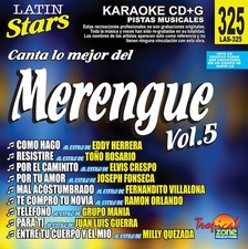 Karaoke Latin Stars 325 Merengue Vol. 5