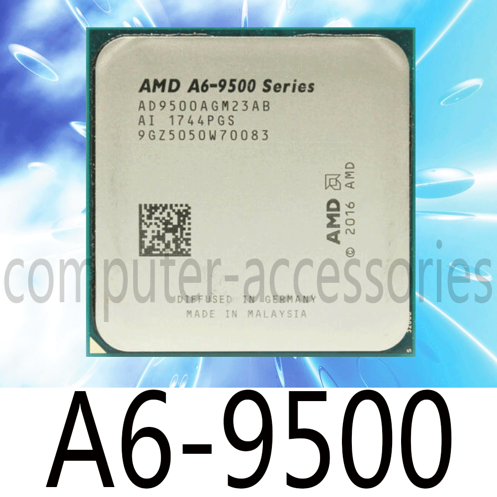 AMD A6-9500 APU Dual-Core Socket AM4 65W CPU Processor