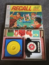 Milton Bradley Recall Board Game UNUSED (Complete) Original in box-