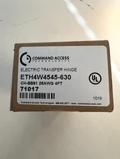 Command Access electric transfer hinge  ETH4W4545-630- new