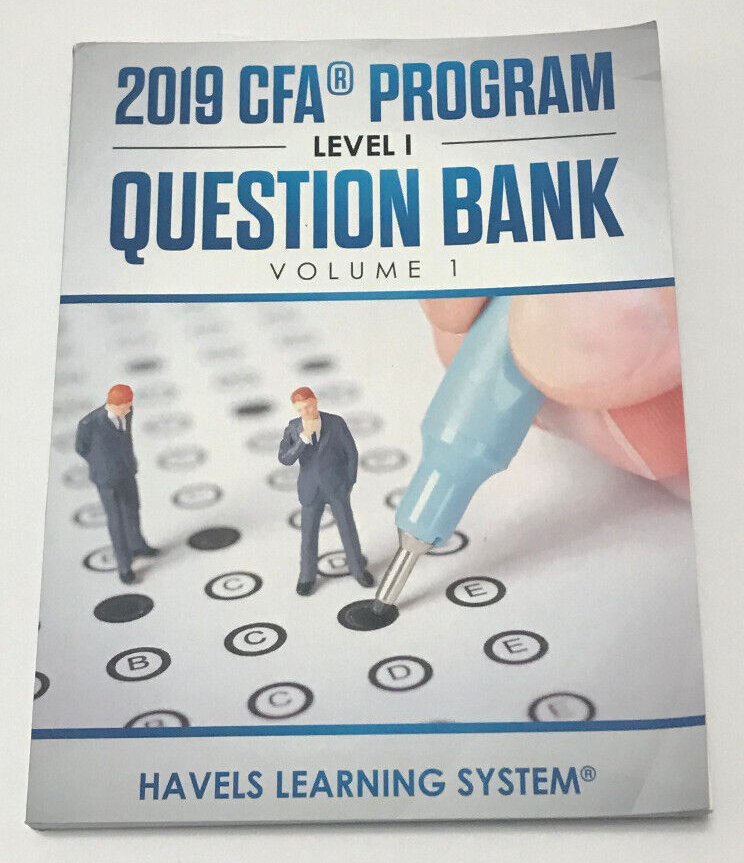 2019 CFA Program Level 1 Question Bank: Volume 1 Havels Learning System PB Book-image